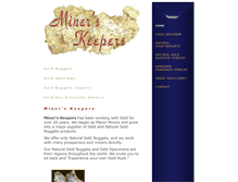 Tablet Screenshot of minerskeepers.com